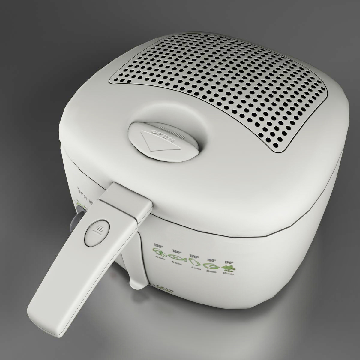 frying pan low poly 3d model 3ds max fbx ma mb obj 158932