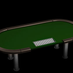 poker tournament table 3d model 3ds max c4d lwo ma mb obj 127825