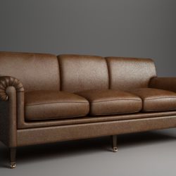rolled arm sofa 3 3d model 3ds max fbx texture obj 114828