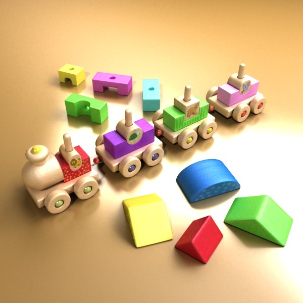 toys collection 10 items 3d model 3ds max fbx obj 131878