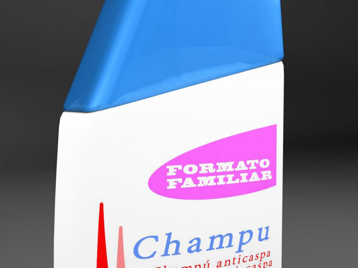 shampoo 3d model 3ds max fbx ma mb obj 158364
