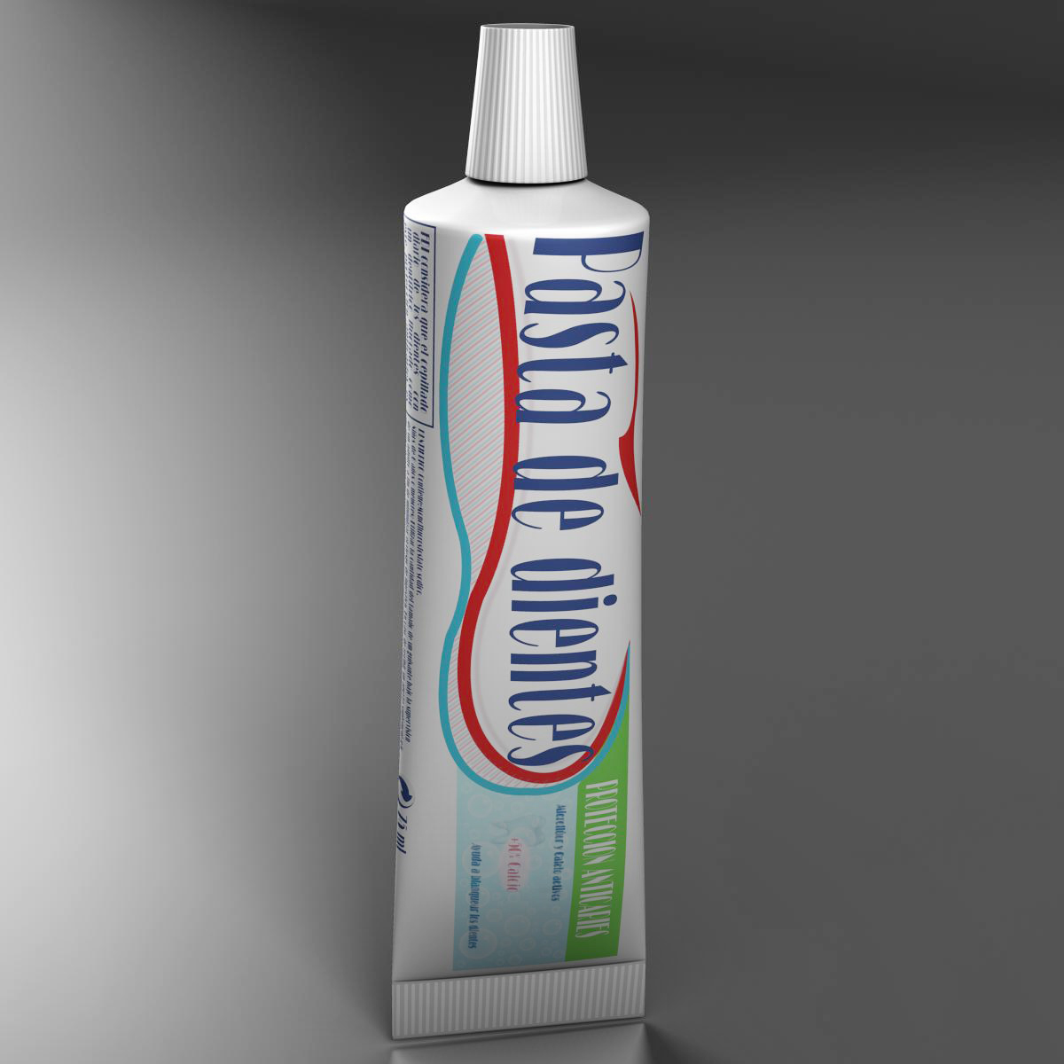 toothpaste 3d model 3ds max fbx ma mb obj 158196