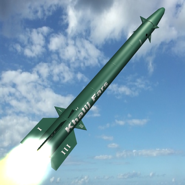 iranian khalij fars cruise missile 3d model 3ds dxf cob x obj 139092