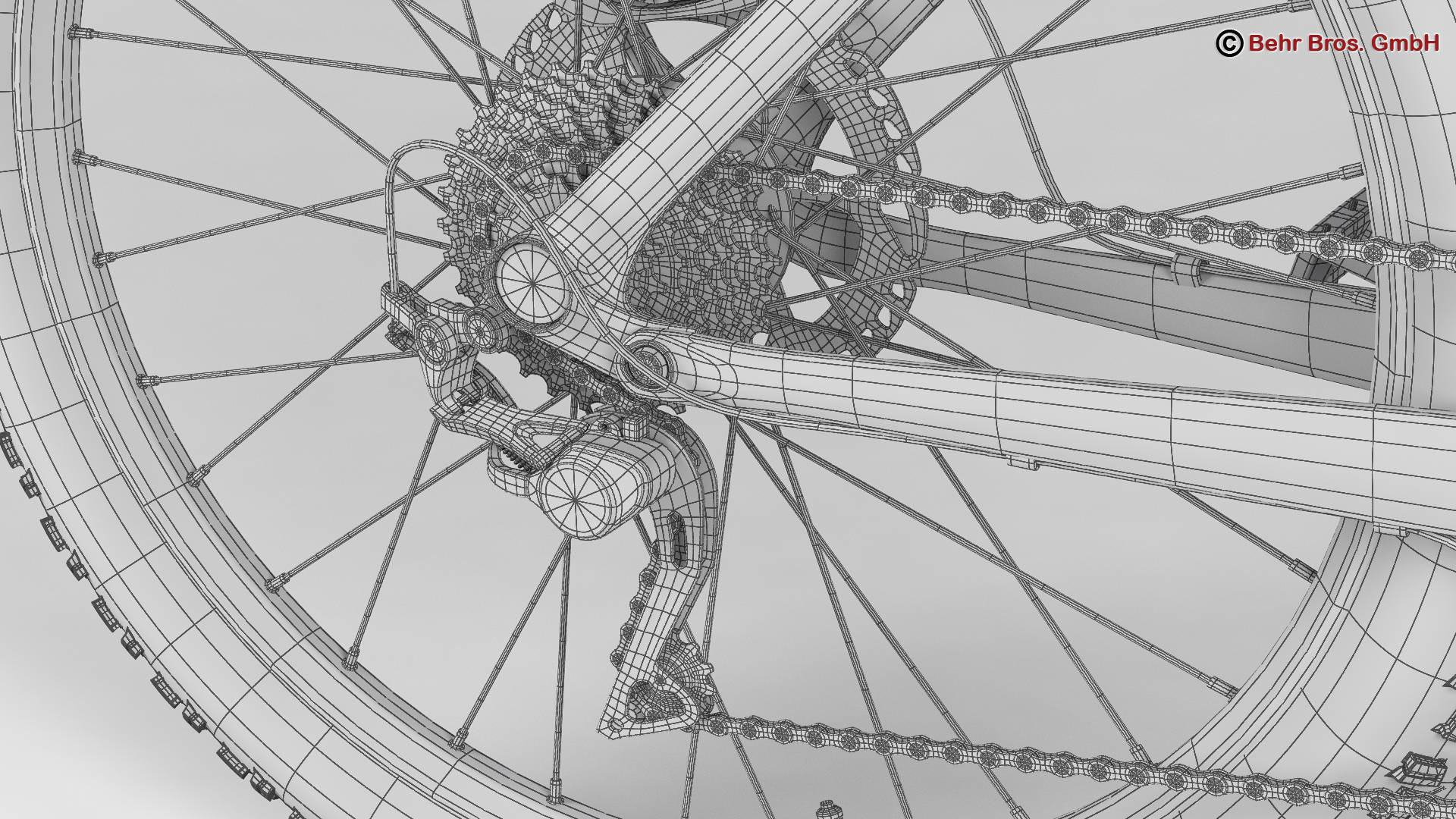 generic mountain bike 3d model 3ds max fbx c4d lwo ma mb obj 160618
