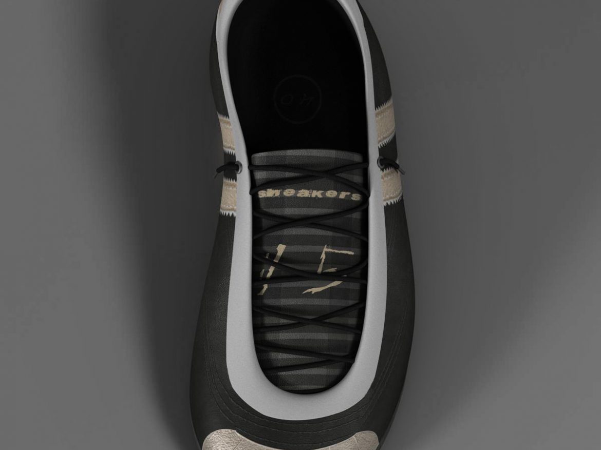 sneakers 3d model 3ds max fbx c4d ma mb obj 160386