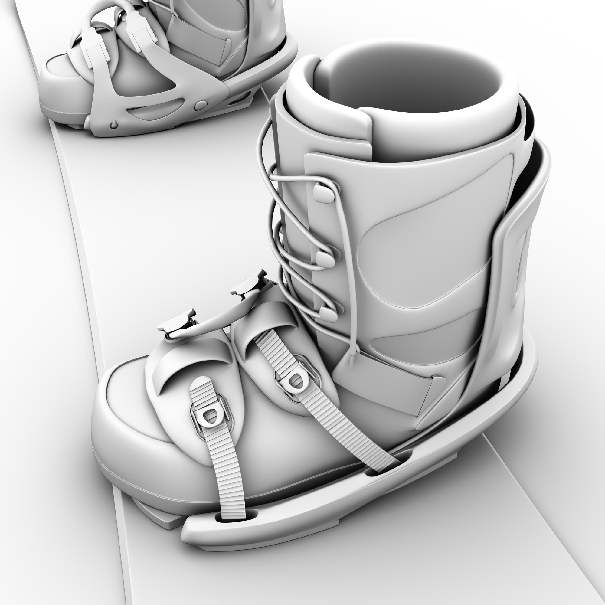 snow board 3d model 3ds max fbx ma mb obj 157643