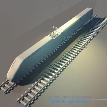 etr500 high speed train 3d model 3ds dxf obj other 78337