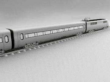 ice train 3d model 3ds lwo 77940