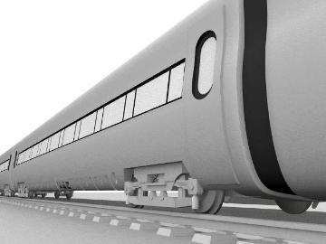 ice train 3d model 3ds lwo 77943