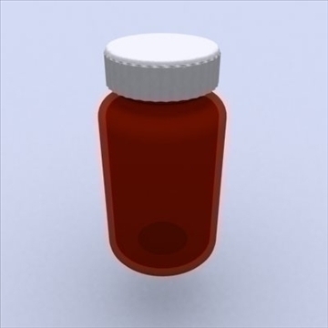 pill bottle 3d model 3ds max 98217