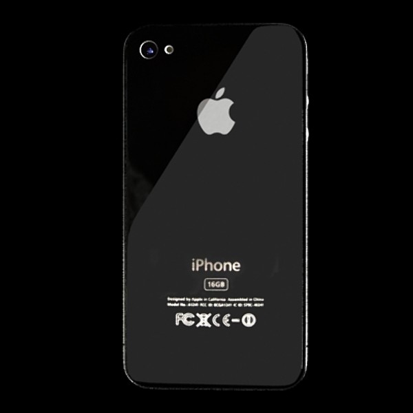 apple iphone 4 high detail realistic 3d model 3ds max fbx obj 129640