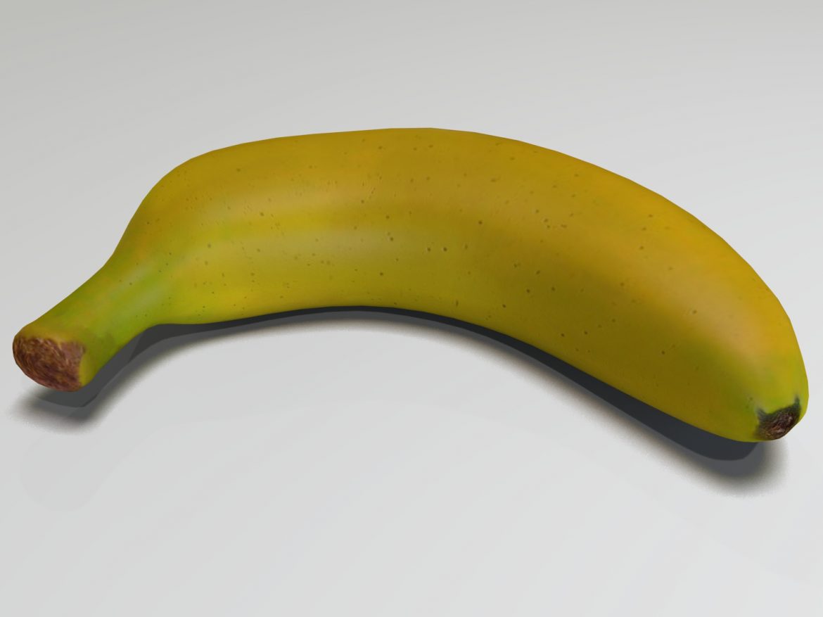 banana (2) 3d model blend obj 139028