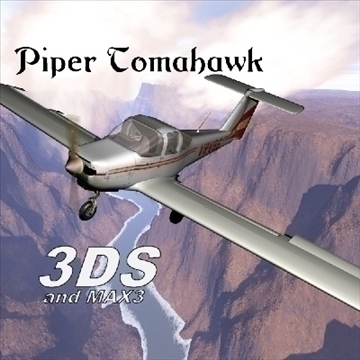 piper tomahawk 3d model 3ds max 79374
