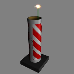 Firework Artillery Shells 3D Model - FlatPyramid