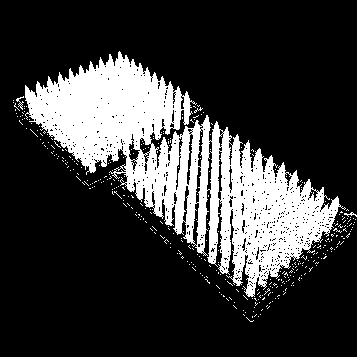 firework missile battery 3d model 3ds dxf cob x obj 158221