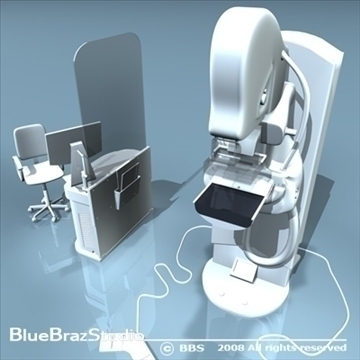 mammography equipment 3d model 3ds dxf c4d obj 89704
