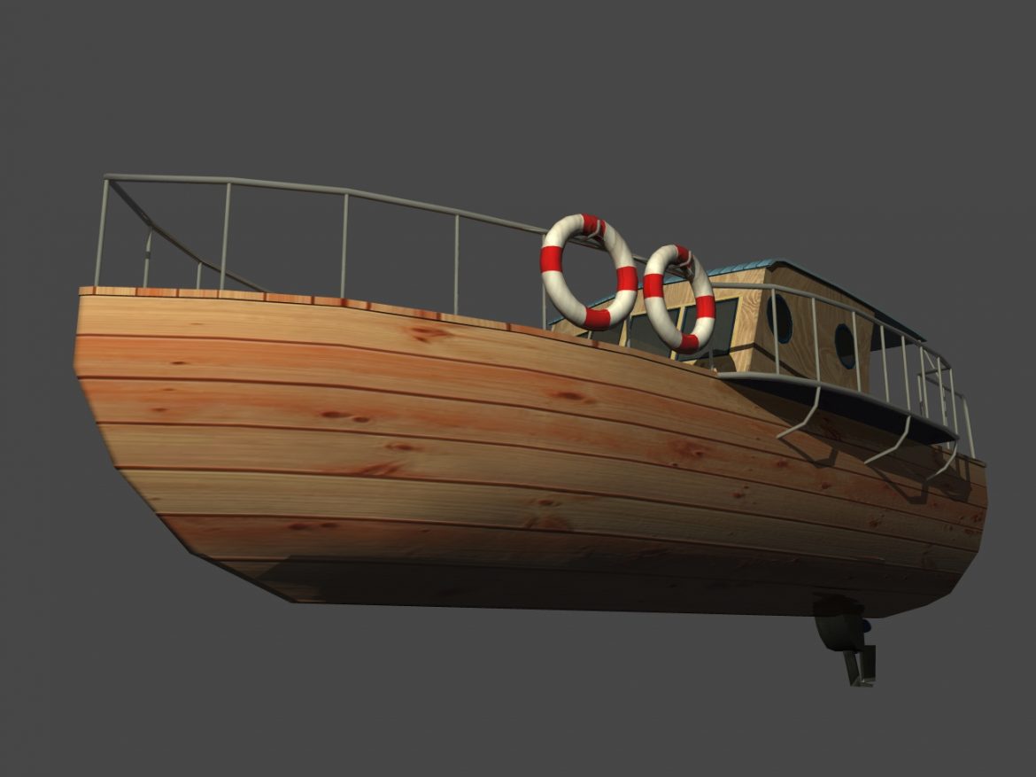 new boat 3d model 3ds 165405