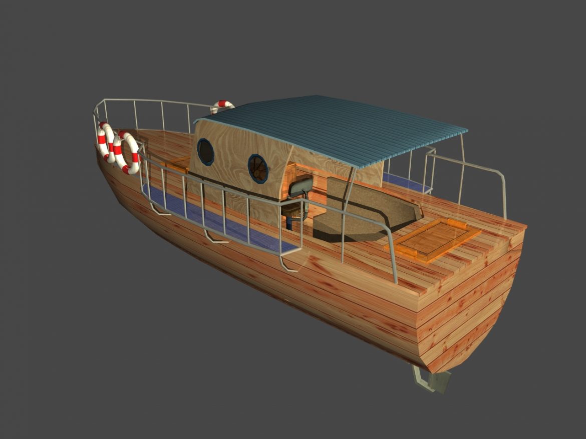new boat 3d model 3ds 165407