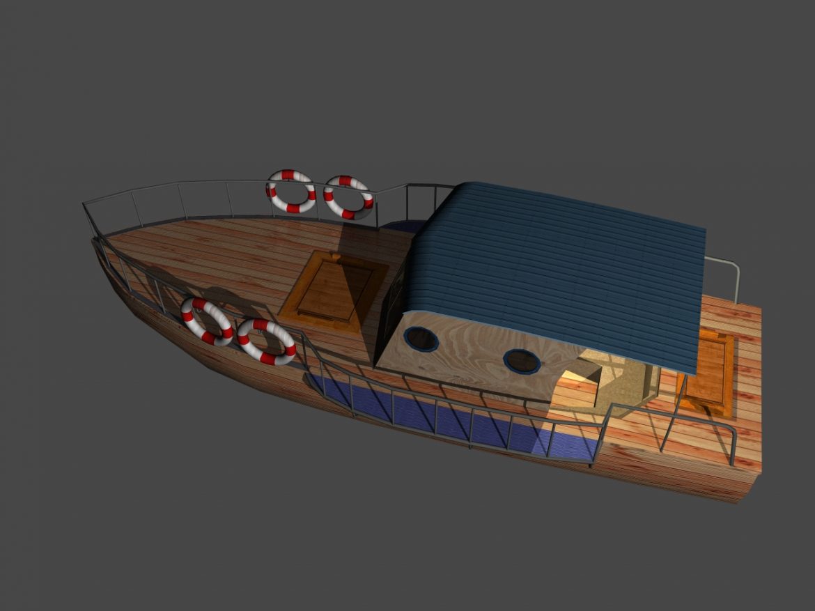 new boat 3d model 3ds 165411
