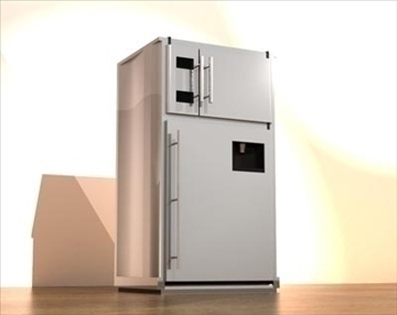 refrigerator.3ds 3d model 3ds 3dm 89825