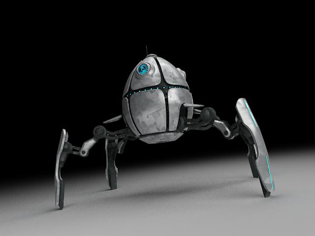 robot ae300 3d model 3ds max fbx obj 116624