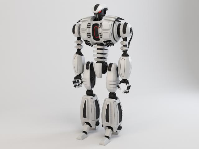 robot dg540 3d model 3ds max fbx obj 118774