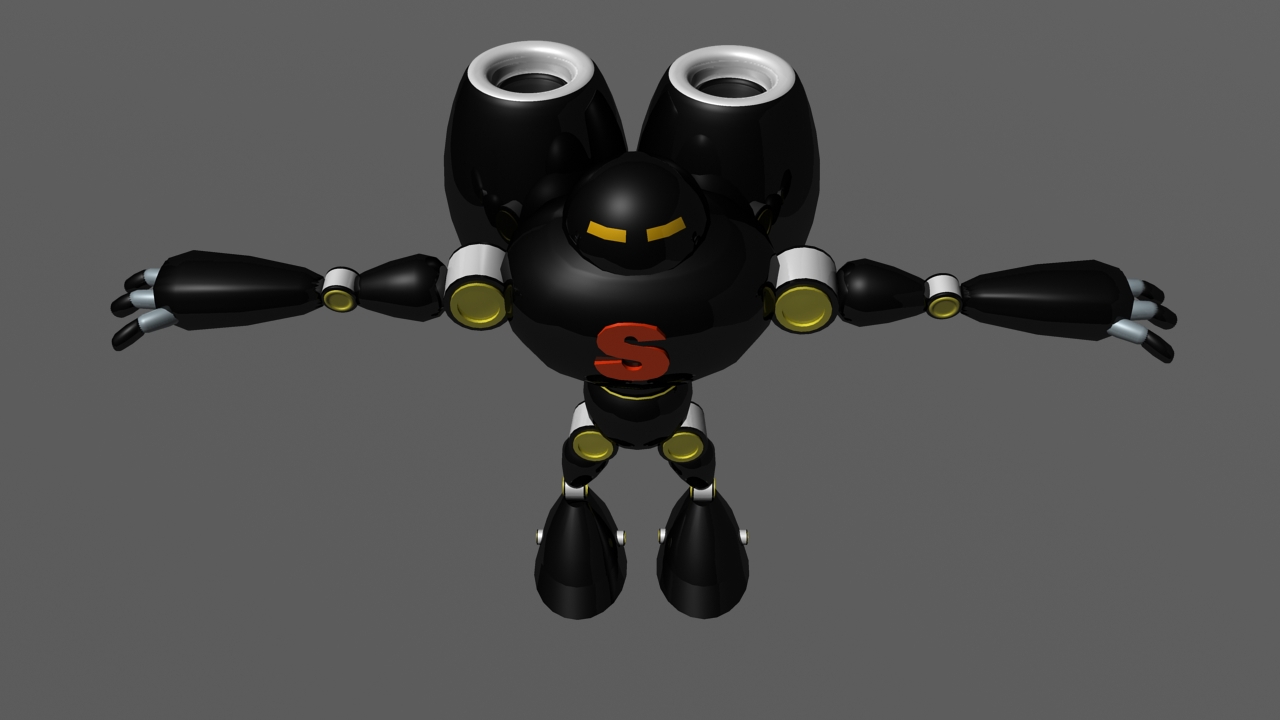 super robot 3d model ma mb other 116129