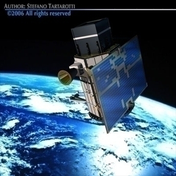 4 satellites collection 3d model 3ds dxf c4d obj 82138