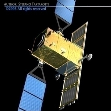 cosmo-skymed satellite 3d model 3ds dxf c4d obj 82444