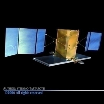 radar satellite 3d model 3ds dxf c4d obj 82000