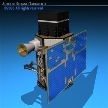 scientific research satellite 3d model 3ds dxf c4d obj 82014
