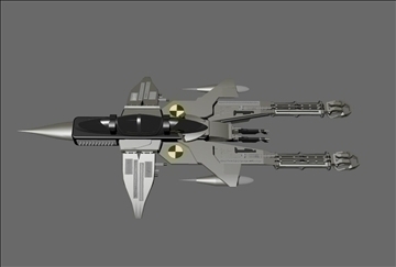 interceptor ship 3d model 3dm 97993