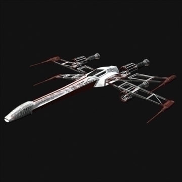 star wars x wing 3d model max 100628