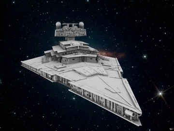 the imperial star destroyer 3d model max obj 109805