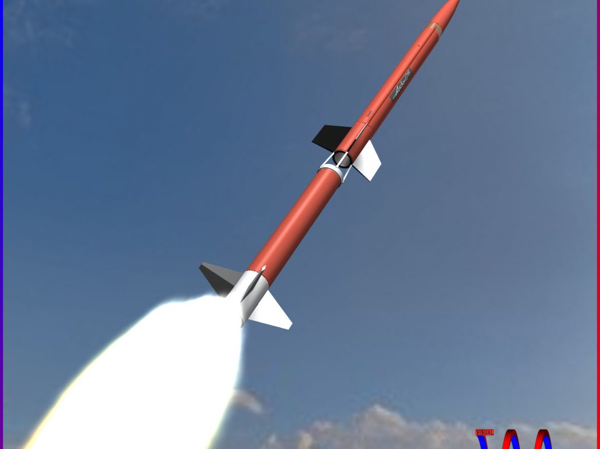 aerobee 170 rocket 3d model 3ds dxf fbx blend cob dae x  obj 166035