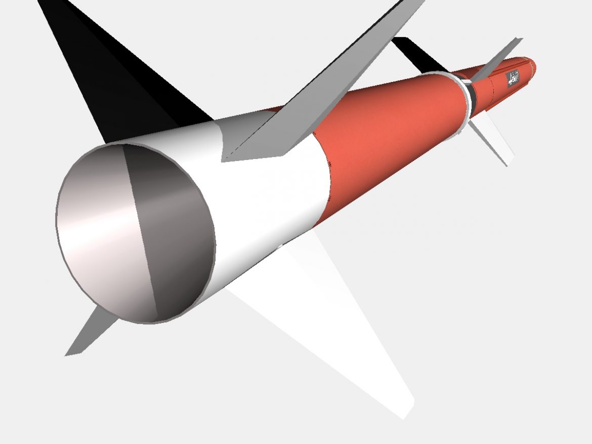 aerobee 170 rocket 3d model 3ds dxf fbx blend cob dae x  obj 166041