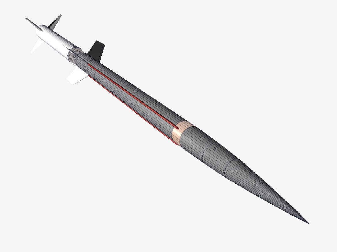 aerobee 170 rocket 3d model 3ds dxf fbx blend cob dae x  obj 166043