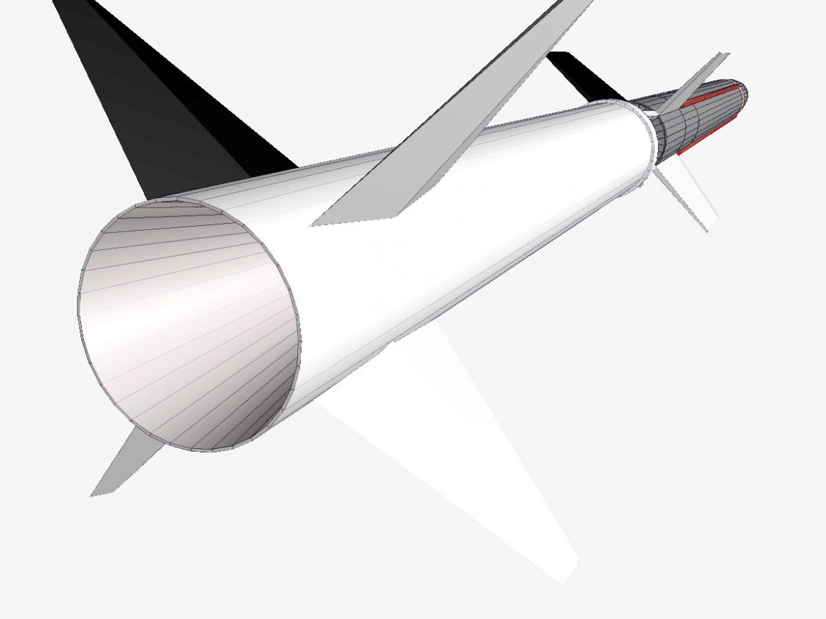 aerobee 170 rocket 3d model 3ds dxf fbx blend cob dae x  obj 166047
