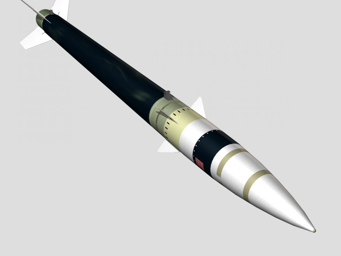 black brant vc sounding rocket 3d model 3ds dxf cob x obj 150892