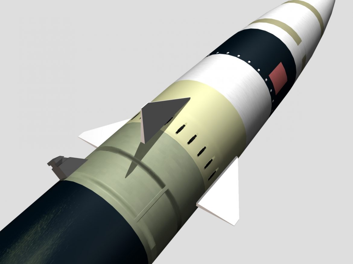 black brant vc sounding rocket 3d model 3ds dxf cob x obj 150893
