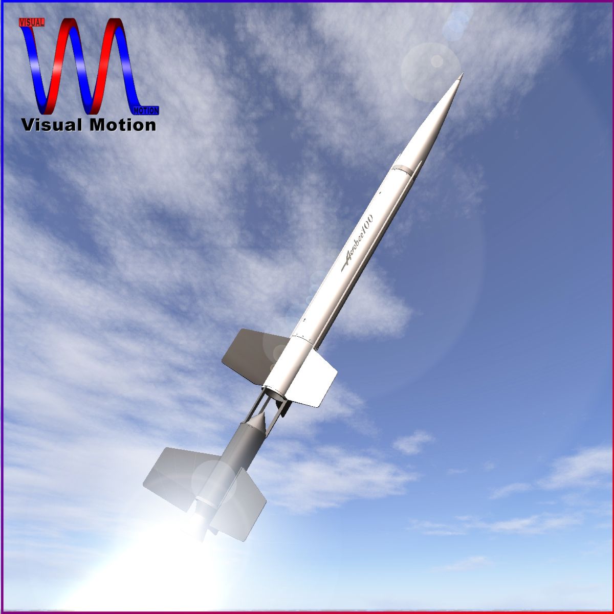 nasa aerobee 100 rocket 3d model 3ds dxf fbx blend cob dae x  obj 158429