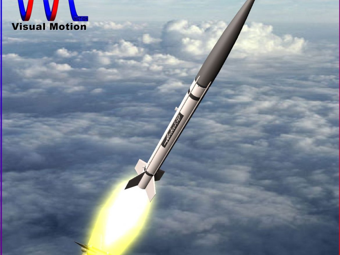 nasa aerobee 150 rocket 3d model 3ds dxf cob x obj 158591