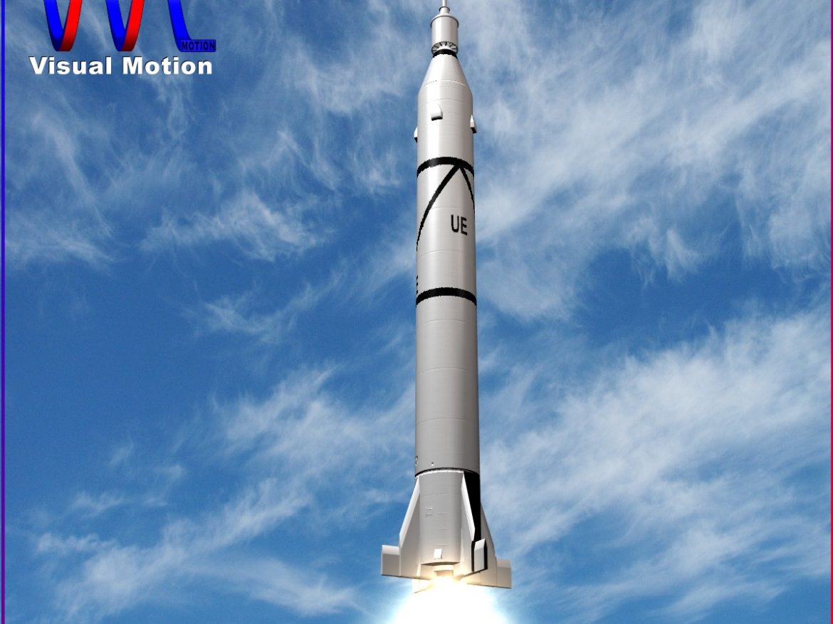 us jupiter c rocket 3d model 3ds dxf x cod scn obj 149155