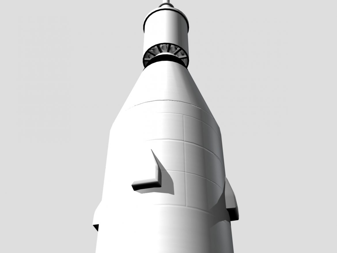 us jupiter c rocket 3d model 3ds dxf x cod scn obj 149165