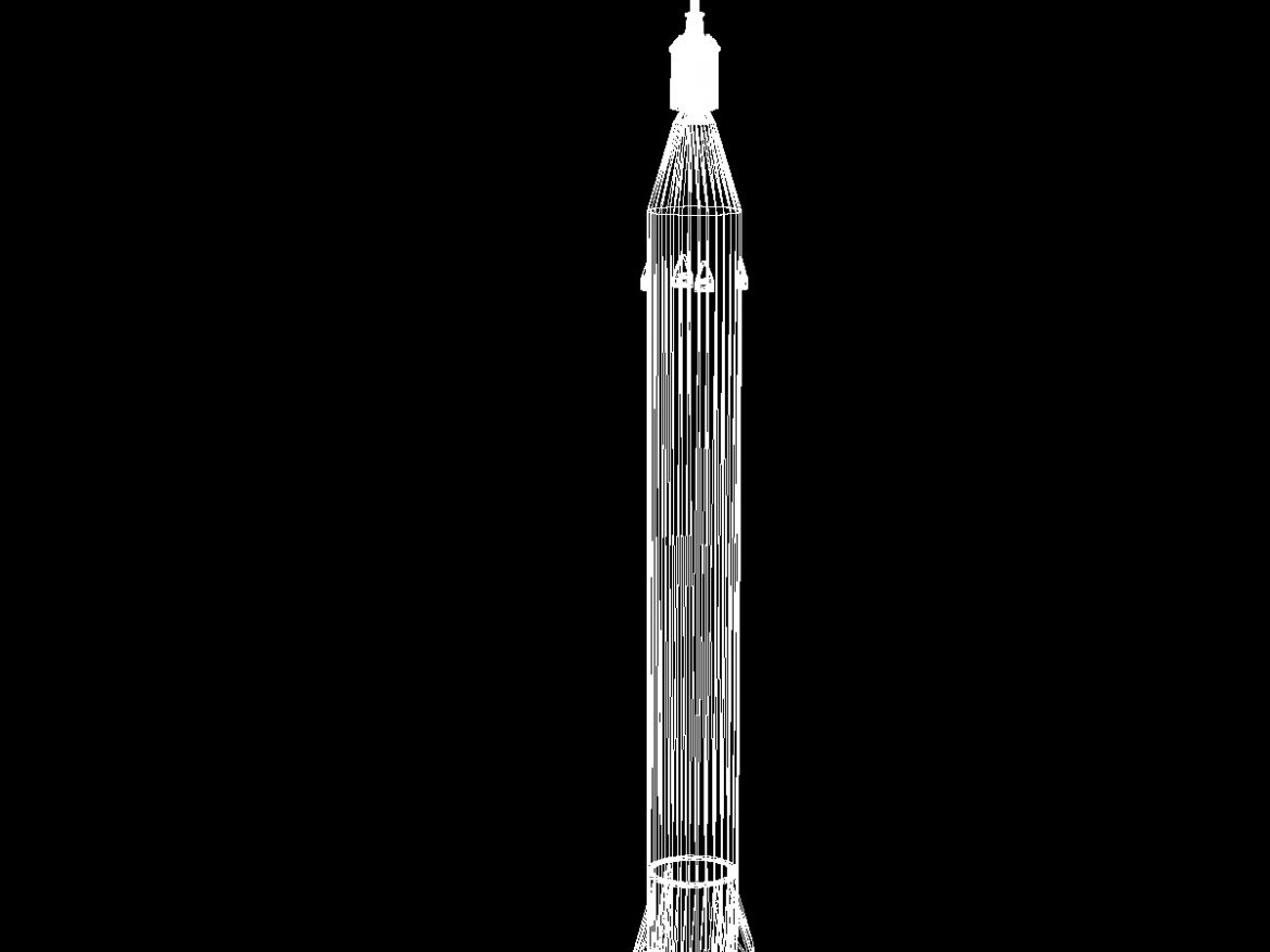 us jupiter c rocket 3d model 3ds dxf x cod scn obj 149169