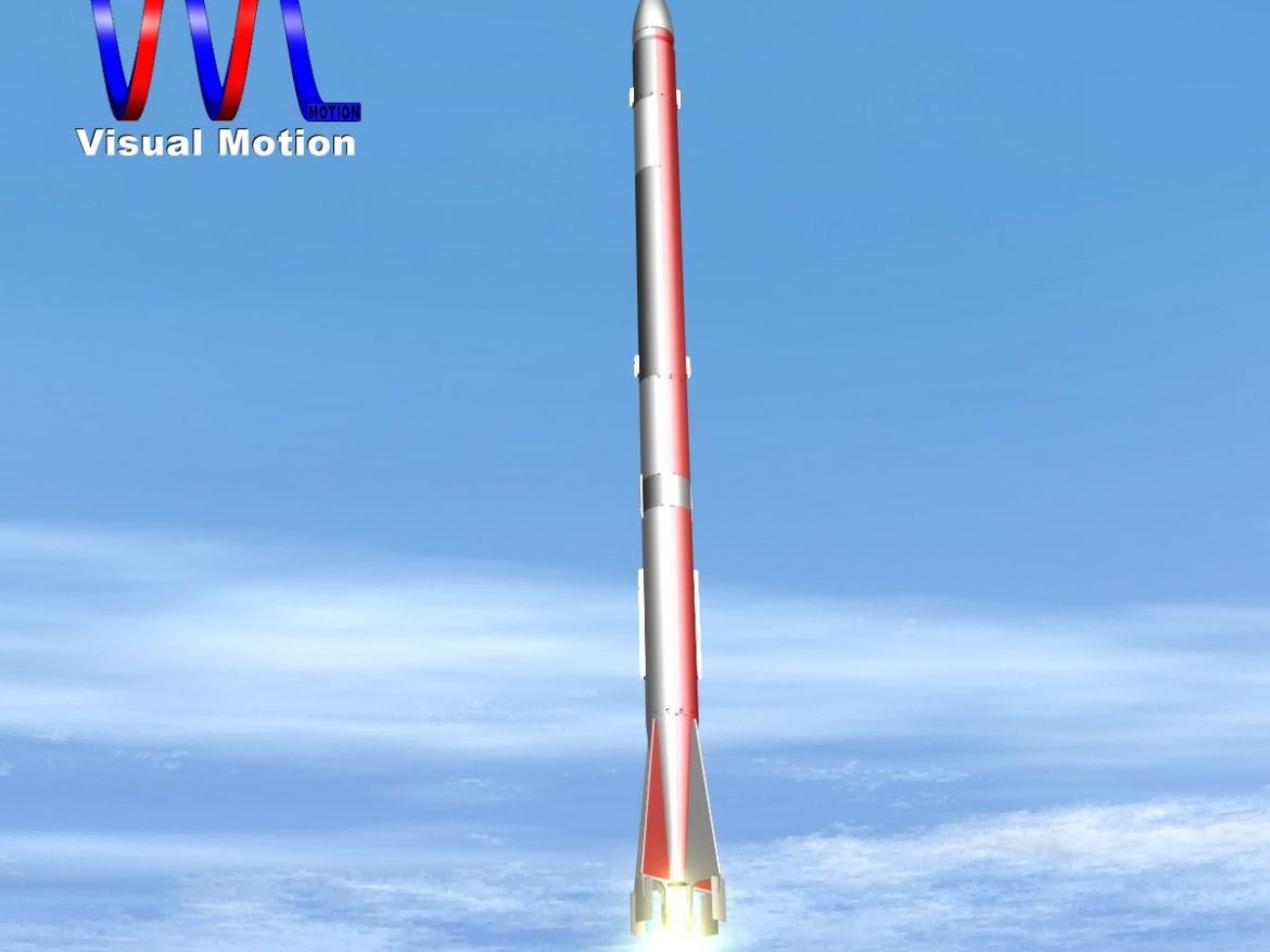 us l-13 rocket 3d model 3ds dxf cob x obj 140313
