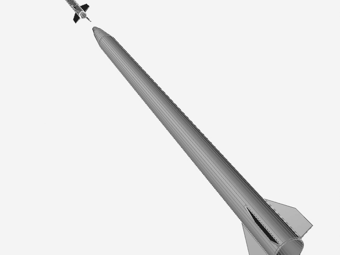 us super loki rocket 3d model 3ds dxf cob x obj 153154