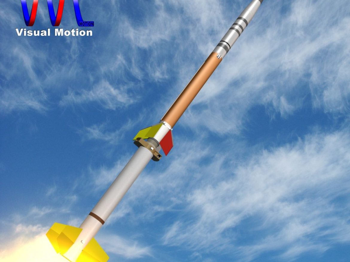 us terrier-improved malemute rocket 3d model 3ds dxf cob x obj 145262