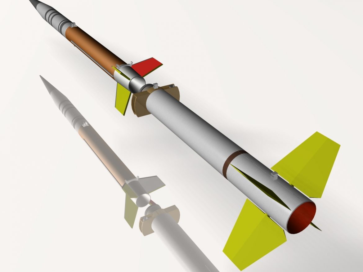 us terrier-improved malemute rocket 3d model 3ds dxf cob x obj 145266