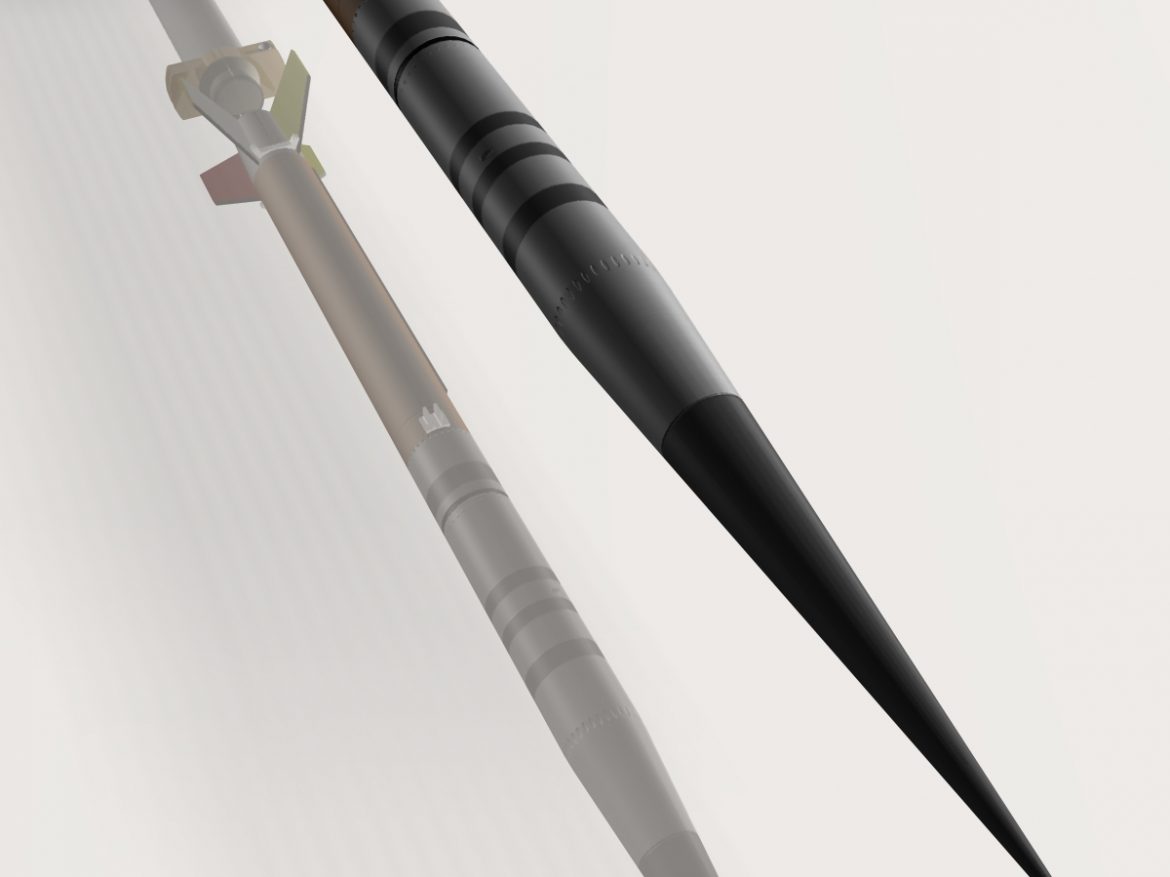 us terrier-improved malemute rocket 3d model 3ds dxf cob x obj 145269